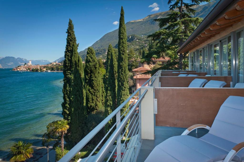 Beach Hotel Du Lac Malcesine Exterior foto